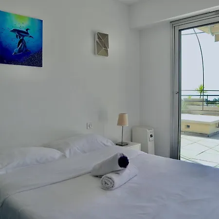 Apartment Les Anges -f2 Appartement, Terrasse Vue Mer, Piscine, Wifi Villeneuve-Loubet